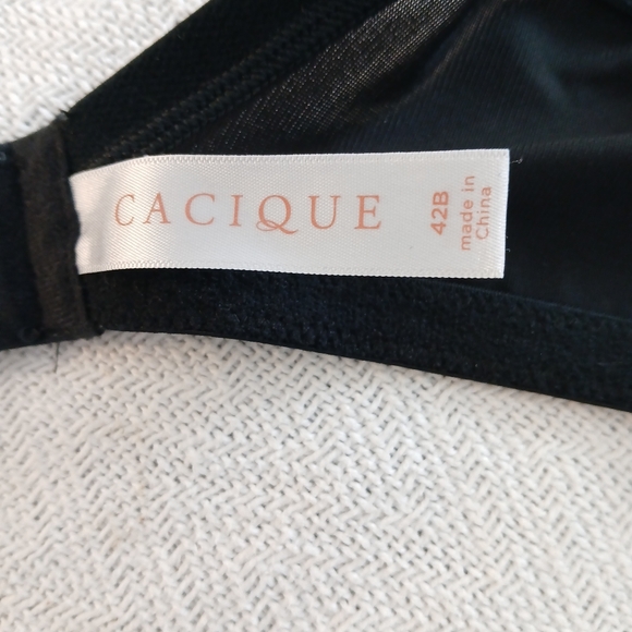 Sz.42B Womens Cacique Boost Plunge Bra - Picture 8 of 9
